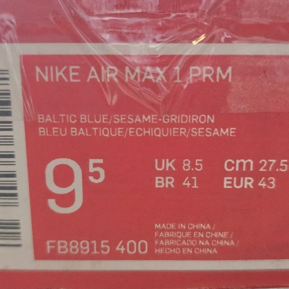 Nike Air Max 1 PRM Blue Sneakers